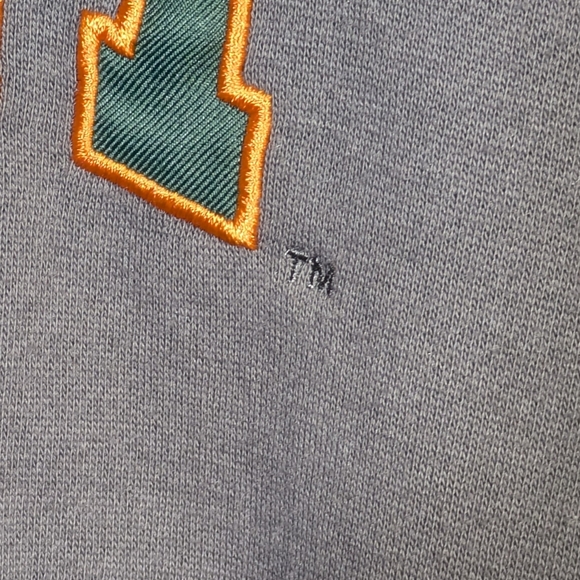 Colosseum Men's Gray U Of Miami Crewneck Sweatshirt Collegiate Cotton Blend Sz M - Picture 8 of 9